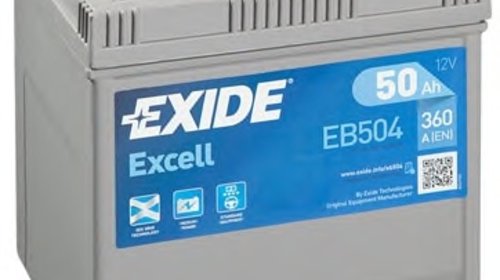 BATERIE EXIDE ASIA EXCELL 12V 50AH 360A 200X1