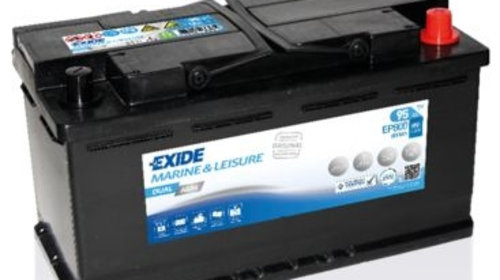 Baterie Exide Dual Agm, Marine &amp; Luisure 92Ah 850A 12V EP800