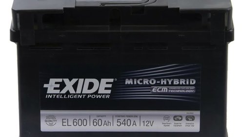 Baterie EXIDE ECM EL600 60Ah