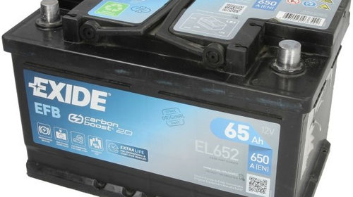 Baterie Exide Efb Start-Stop 65Ah 650A 12V EL