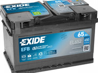 Baterie Exide Efb Start-Stop 65Ah 650A 12V EL652