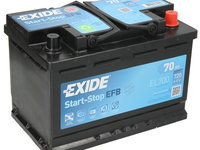 Baterie Exide Efb Start-Stop 70Ah 720A 12V EL700