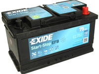 Baterie Exide Efb Start-Stop 75Ah 730A 12V EL752