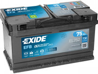 Baterie Exide Efb Start-Stop 75Ah 730A 12V EL752