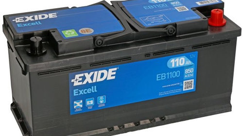 Baterie Exide Excell 110Ah 850A 12V EB1100