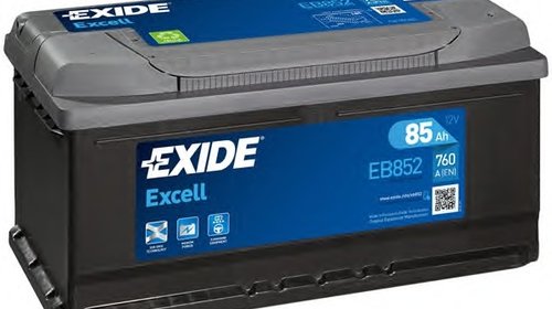 BATERIE EXIDE EXCELL 12V 85AH 760A 353X175X17