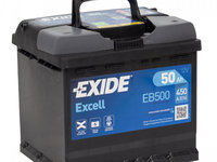 Baterie Exide Excell 50Ah 450A 12V EB500