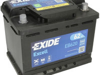 Baterie Exide Excell 62Ah 540A 12V EB620