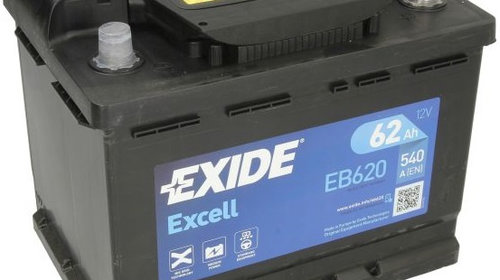 Baterie Exide Excell 62Ah 540A 12V EB620