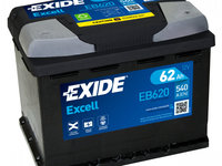 Baterie Exide Excell 62Ah 540A 12V EB620