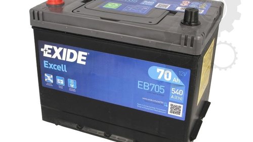 Baterie exide excell 70ah 540a