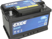 Baterie Exide Excell 71Ah 670A 12V EB712