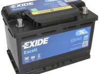 Baterie Exide Excell 74Ah 680A 12V EB740