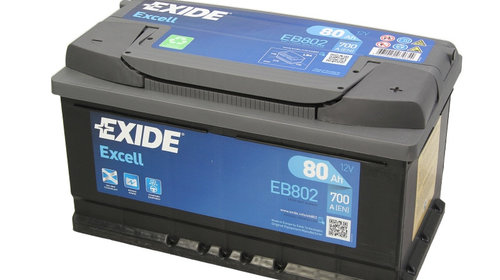 Baterie exide excell 80ah 700a