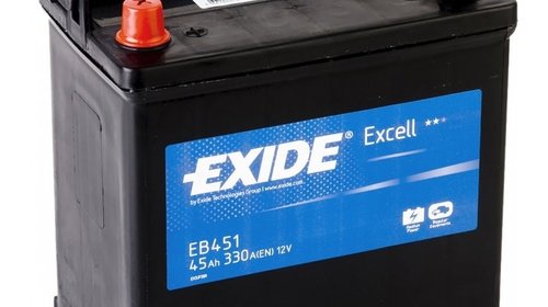 Baterie EXIDE Excell EB451 45Ah