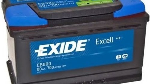 Baterie EXIDE Excell EB800 80Ah