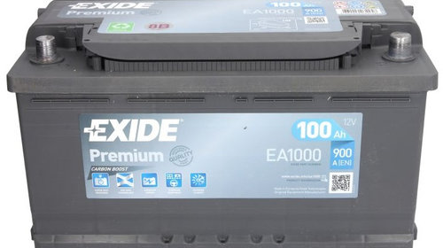 Baterie Exide Premium 100Ah 900A 12V EA1000