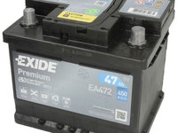 Baterie Exide Premium 47Ah 450A 12V EA472