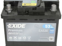 Baterie Exide Premium 53Ah 540A 12V EA530