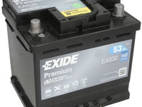 Baterie Exide Premium 53Ah 540A 12V EA530