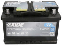 Baterie Exide Premium 72Ah 720A 12V EA722