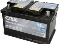 Baterie Exide Premium 72Ah 720A 12V EA722