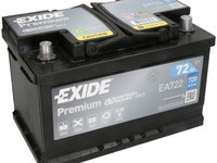 Baterie Exide Premium 72Ah 720A 12V EA722