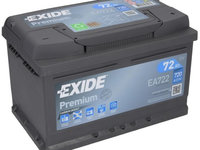 Baterie Exide Premium 72Ah 720A 12V EA722