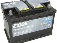 Baterie Exide Premium 77Ah 760A 12V EA770