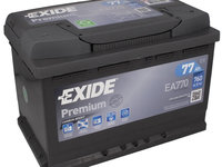 Baterie Exide Premium 77Ah 760A 12V EA770