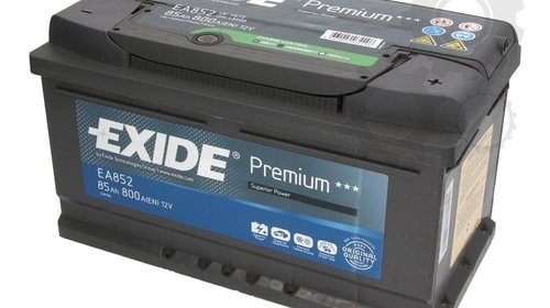 Baterie exide premium 85ah 800a 12v