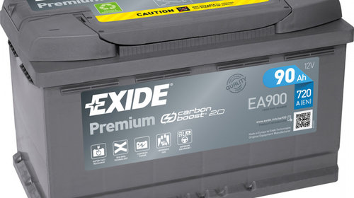 Baterie Exide Premium 90Ah 720A 12V EA900