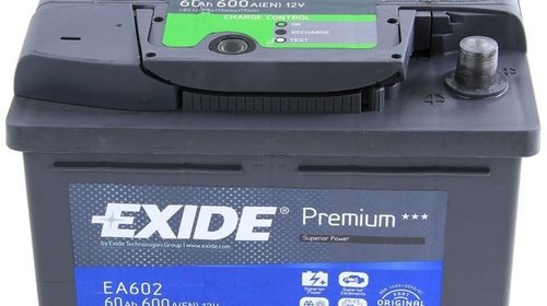 Baterie EXIDE Premium EA602 60Ah