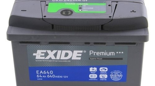Baterie EXIDE Premium EA640 64Ah