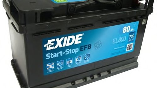 BATERIE EXIDE START-STOP EFB 12V 80AH 720A 31