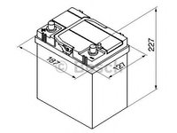 Baterie HONDA INSIGHT (ZE) (2000 - 2006) Bosch 0 092 S40 190