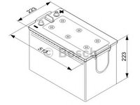 Baterie IVECO EuroCargo (1991 - 2011) Bosch 0 092 T40 770