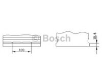 Baterie LAND ROVER DEFENDER platou / sasiu (LD) (1990 - 2016) Bosch 0 092 S40 270