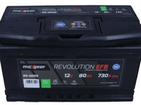 Baterie Maxgear Revolution EFB 80Ah 730A 12V 85-0005