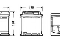 Baterie MERCEDES C-CLASS (W202) (1993 - 2000) Exide EA640