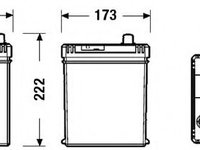 Baterie MITSUBISHI ECLIPSE   (D2_A) (1989 - 1995) Exide EB605