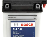 Baterie Moto Bosch M4 F07 6Ah 30A 6V 0 092 M4F 070