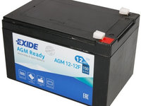 Baterie Moto Exide Agm 12Ah 150A 12V AGM12-12F