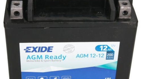 Baterie Moto Exide Agm Ready 12V 12Ah 200A YTX14-BS EXIDE READY