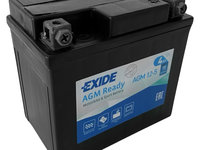 Baterie Moto Exide AGM Ready Motorbike &amp; Sport Battery 4Ah 70A 12V YTX5L-BS EXIDE READY