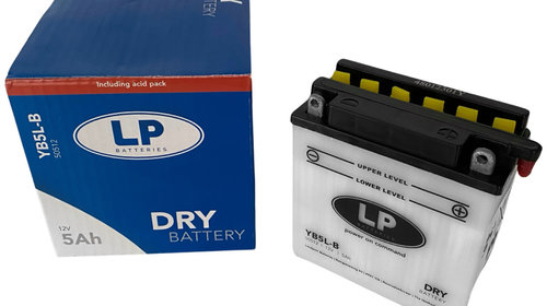Baterie Moto LP Batteries Dry 5Ah 60A 12V MD 
