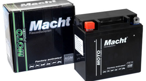 Baterie Moto Macht 12Ah 12V 200A AGM MTX14-4 