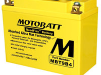 Baterie Moto Motobatt 9Ah 115A 12V MBT9B4