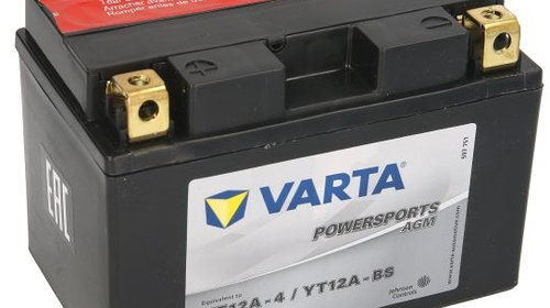 Baterie Moto Varta Powersports Agm 11Ah 12V YT12A-BS VARTA FUN