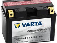 Baterie Moto Varta Powersports Agm 11Ah 230A 12V TTZ14S-BS 511902023I314